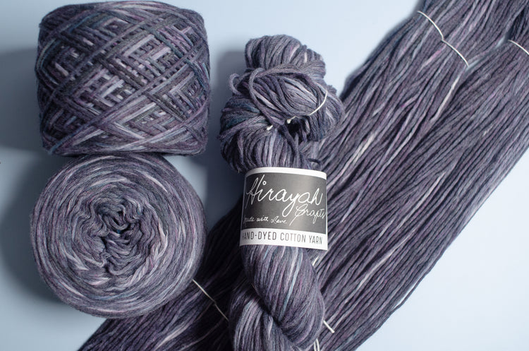 Worsted weight yarn with three pieces available