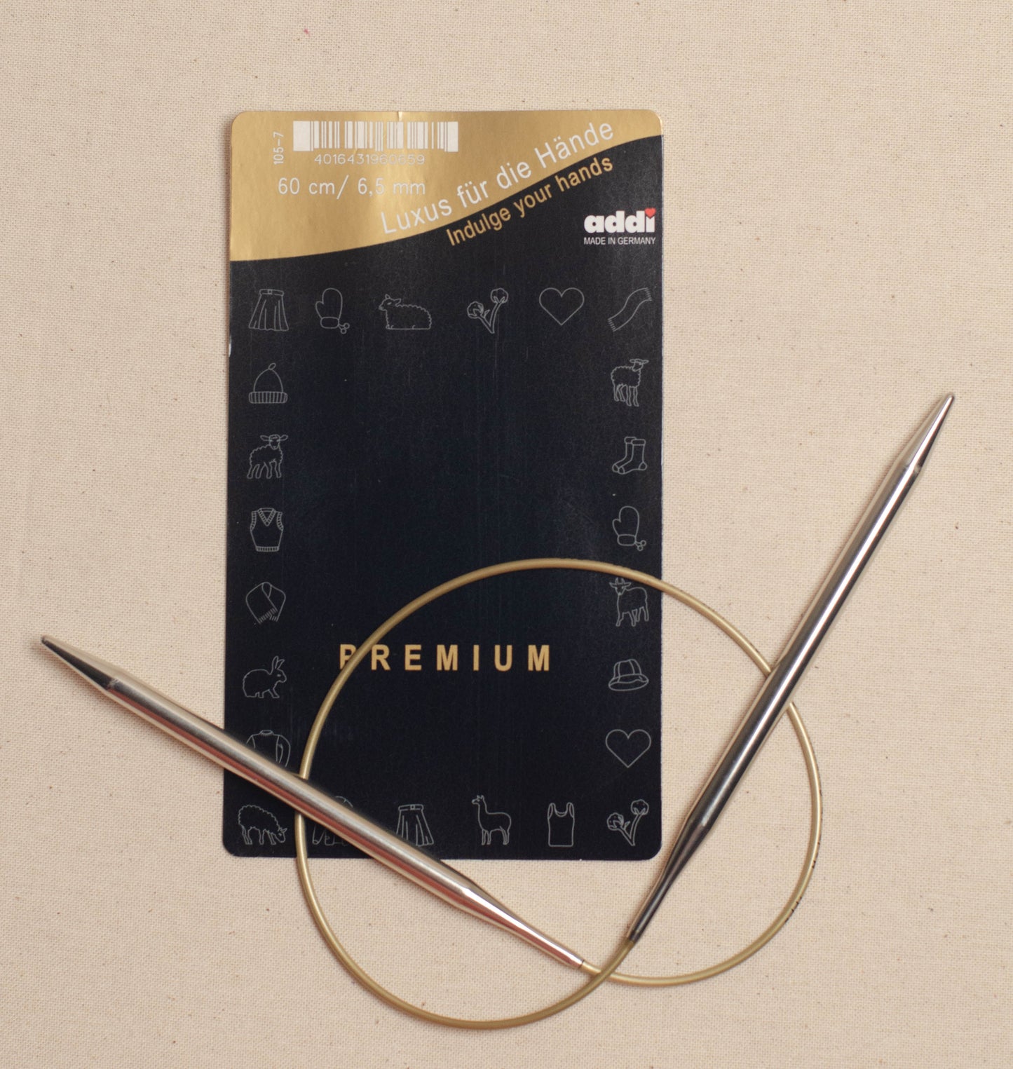 60cm/ 6.5mm Addi Circular Knitting Needles