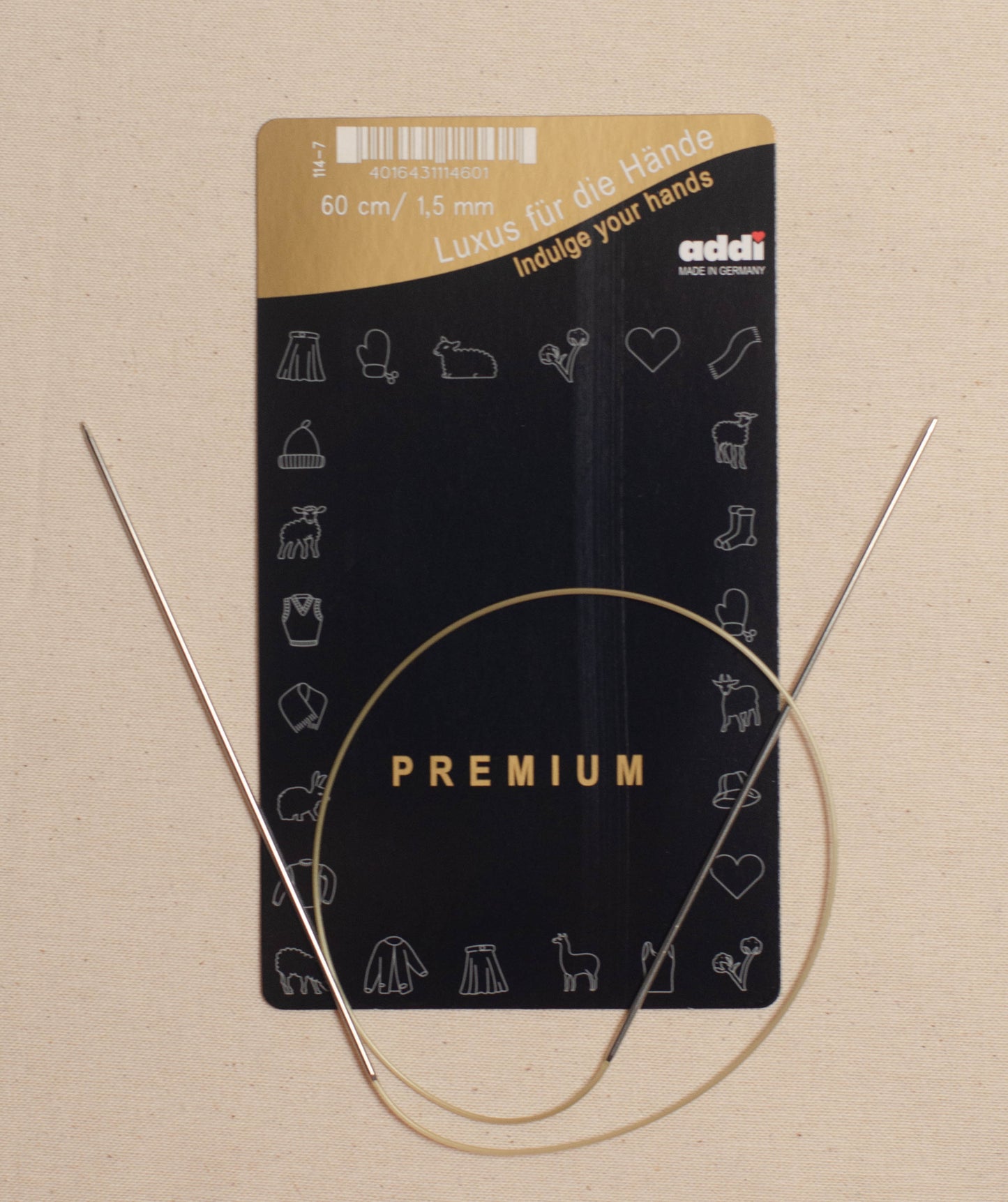 60cm/ 1.5mm Addi Circular Knitting Needles
