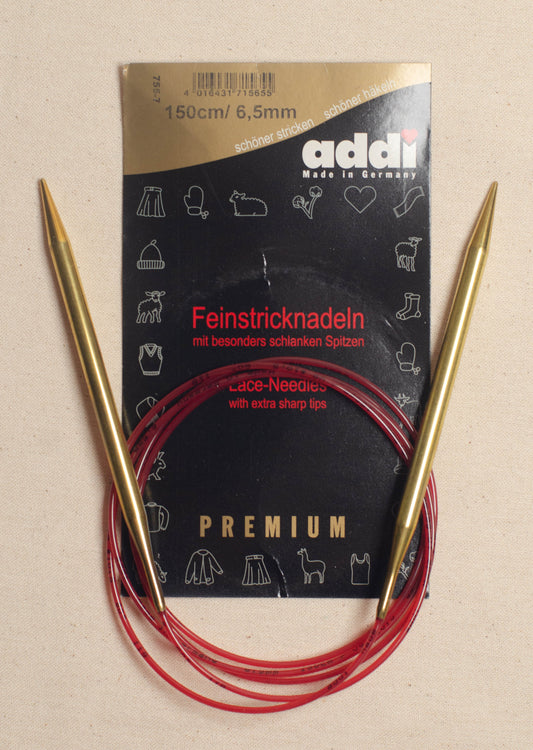 150cm/ 6.5mm Addi Circular Lace Knitting Needles