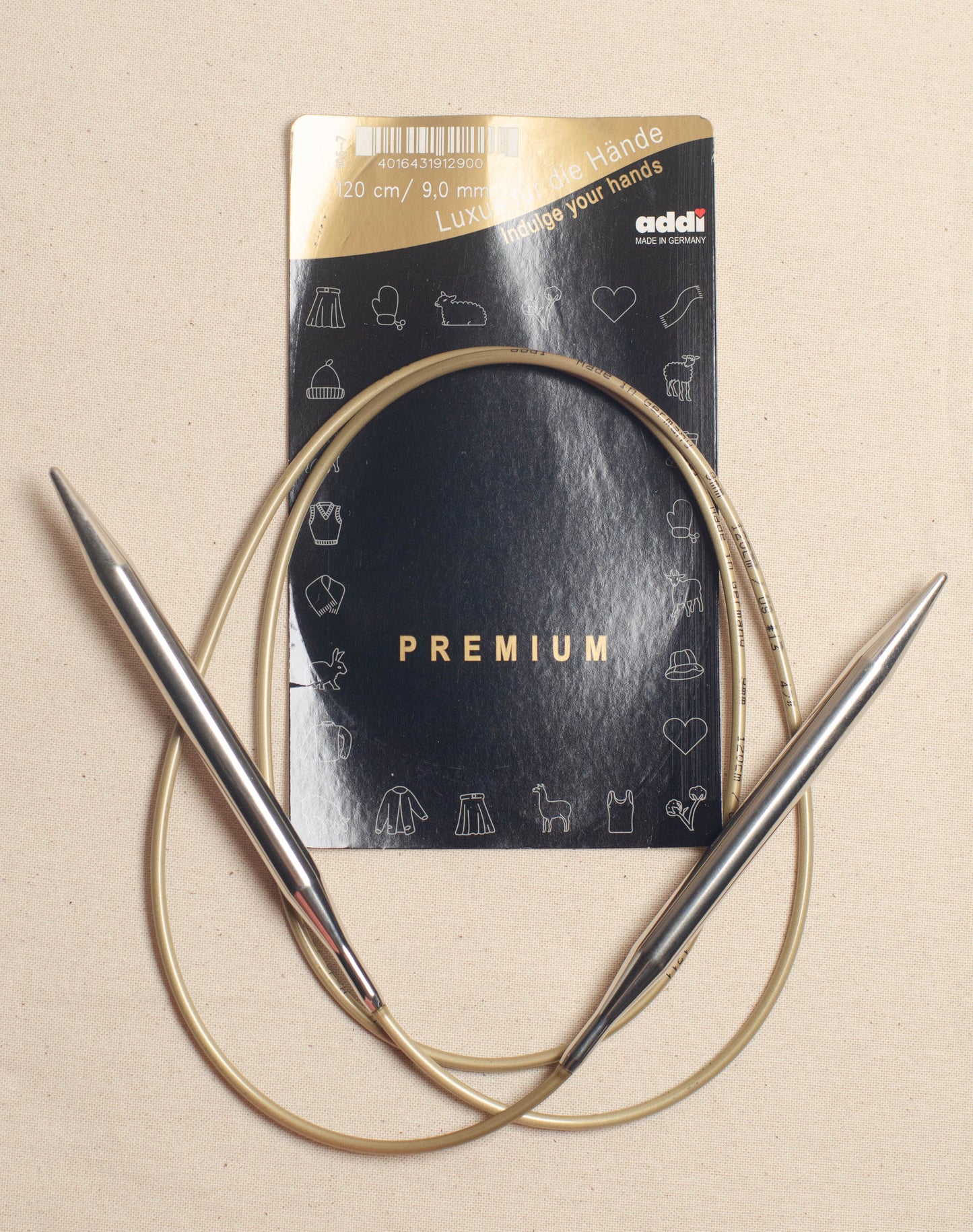 120cm/ 9.0mm Addi Circular Knitting Needles