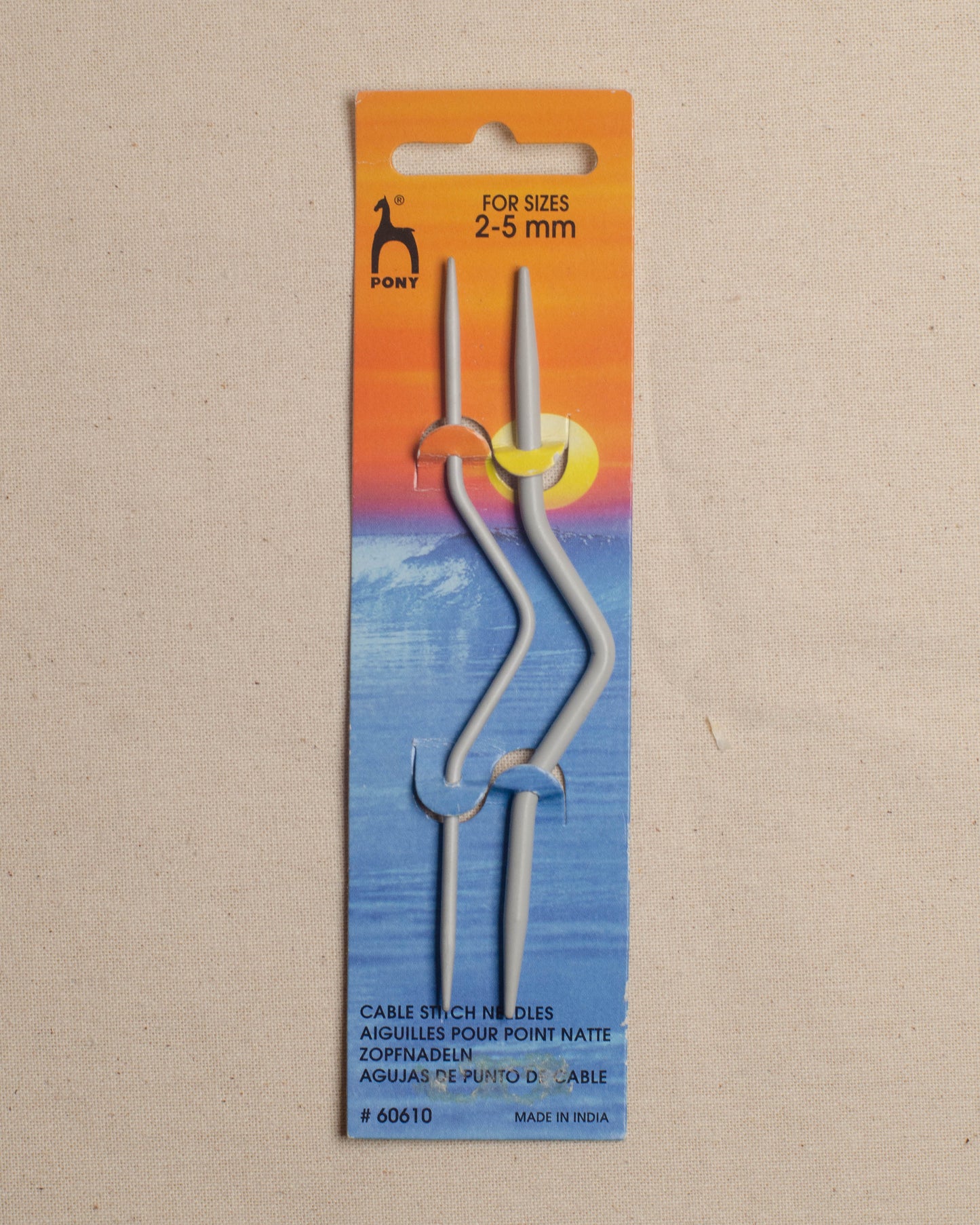 Pony Cable Stitch Needles Bent 2-5mm