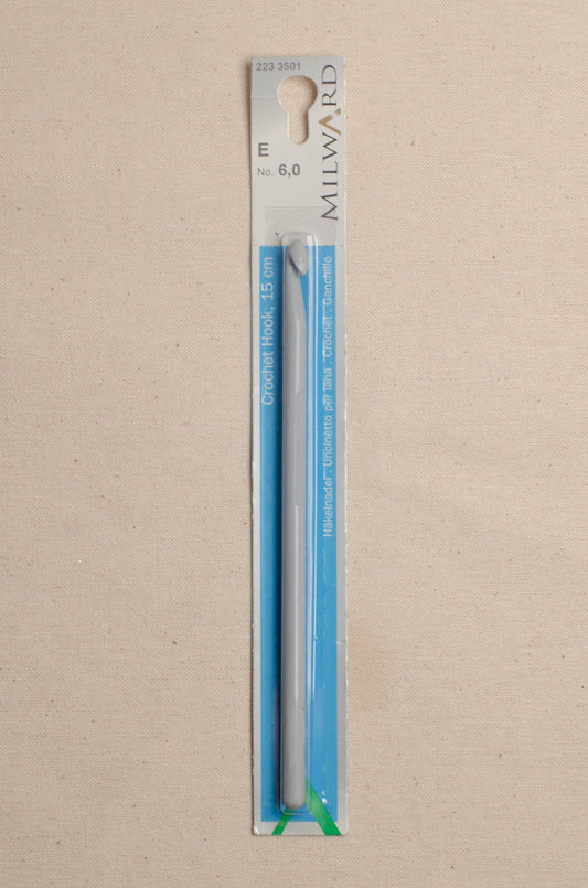 6.0 mm Milward Plastic Crochet Hook Grey
