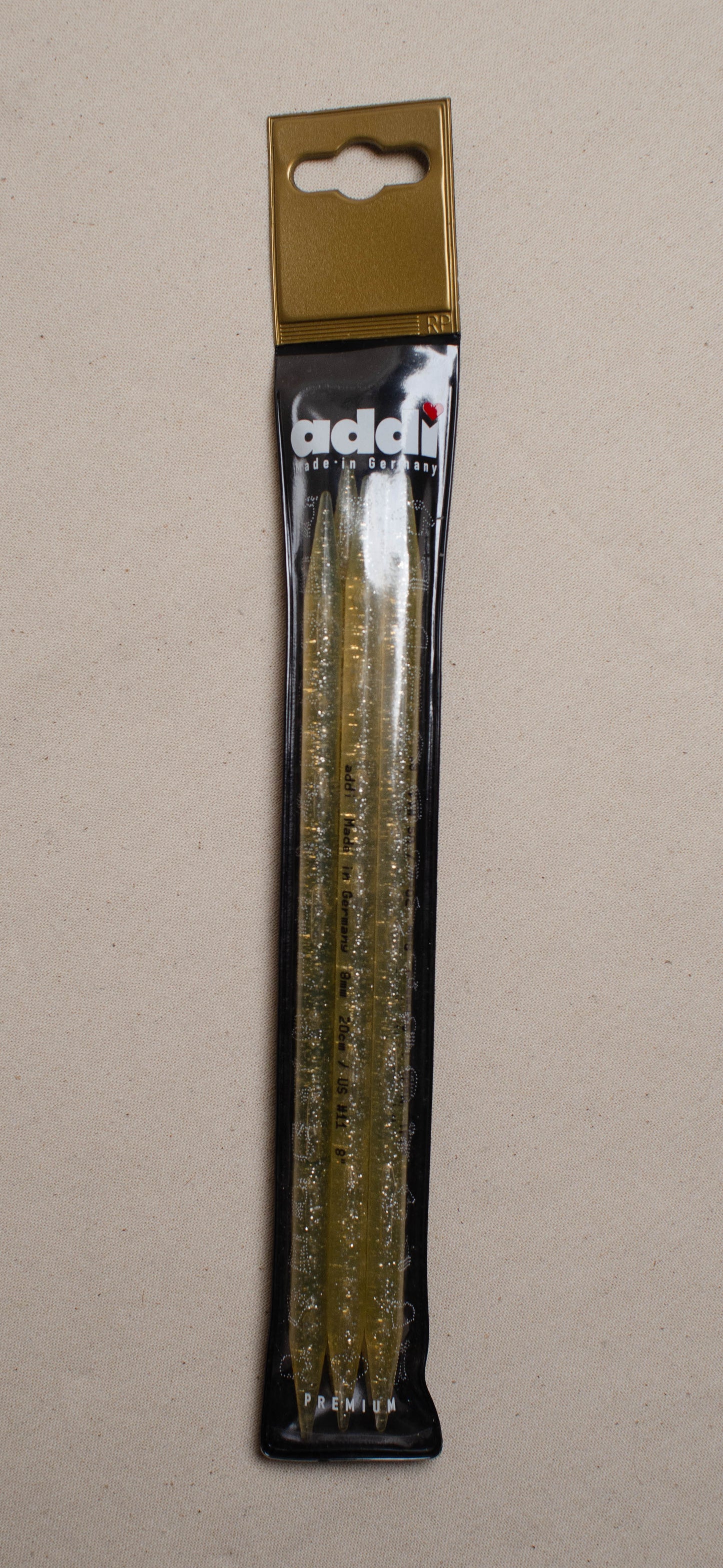 Addi 20cm Double Pointed Knitting Needles - 20cm X 8mm