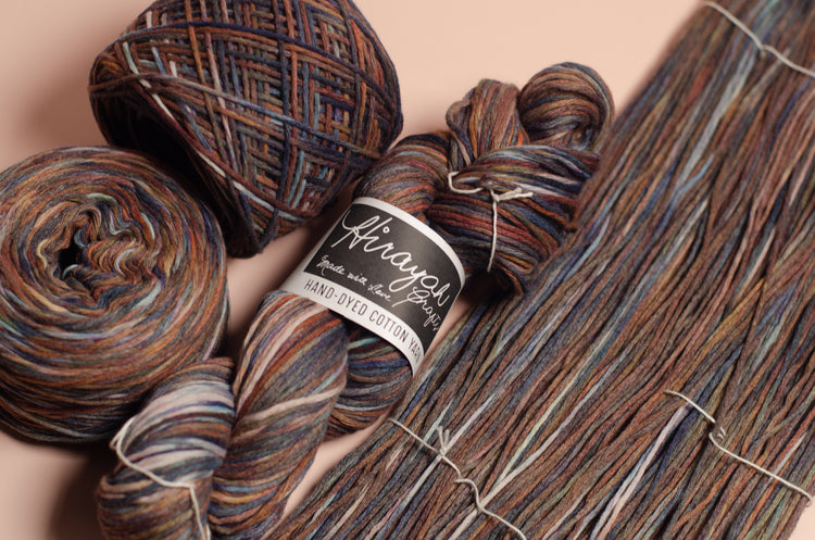 Worsted weight yarn with six pieces available