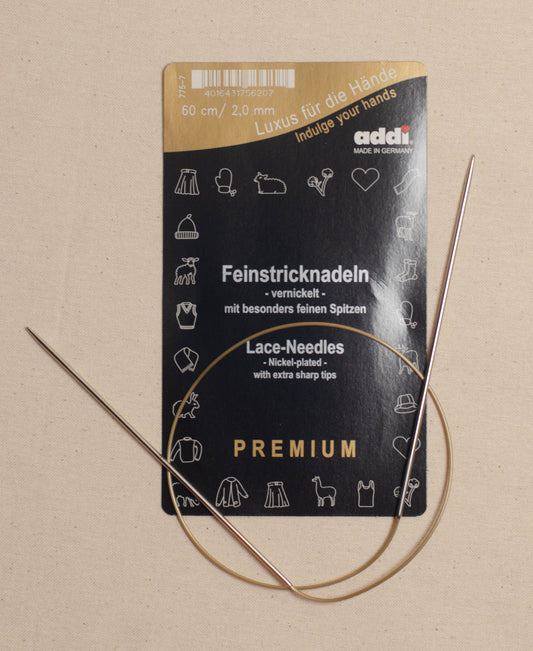 60cm/ 2.0mm Addi Circular Knitting Needles