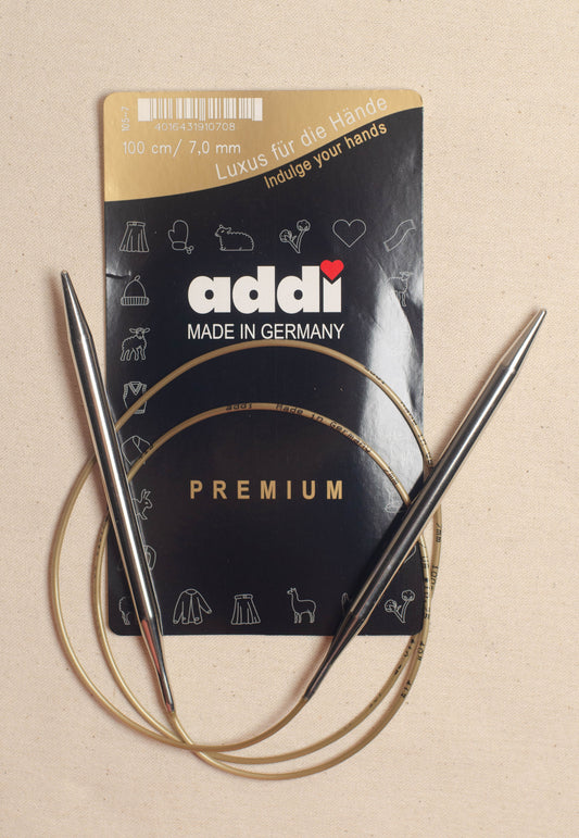 100cm/ 7.0mm Addi Circular Knitting Needles