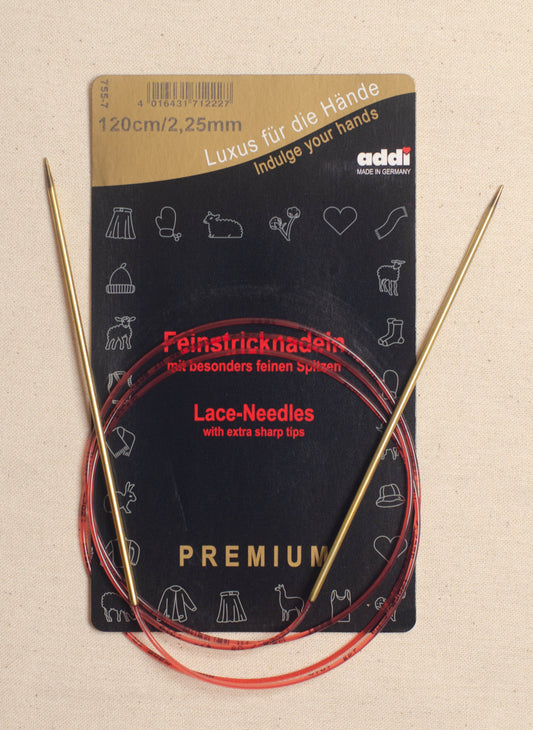 120cm/ 2.25mm Addi Circular Lace Knitting Needles