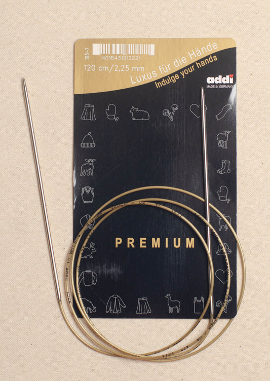 120cm/ 2.25mm Addi Circular Knitting Needles