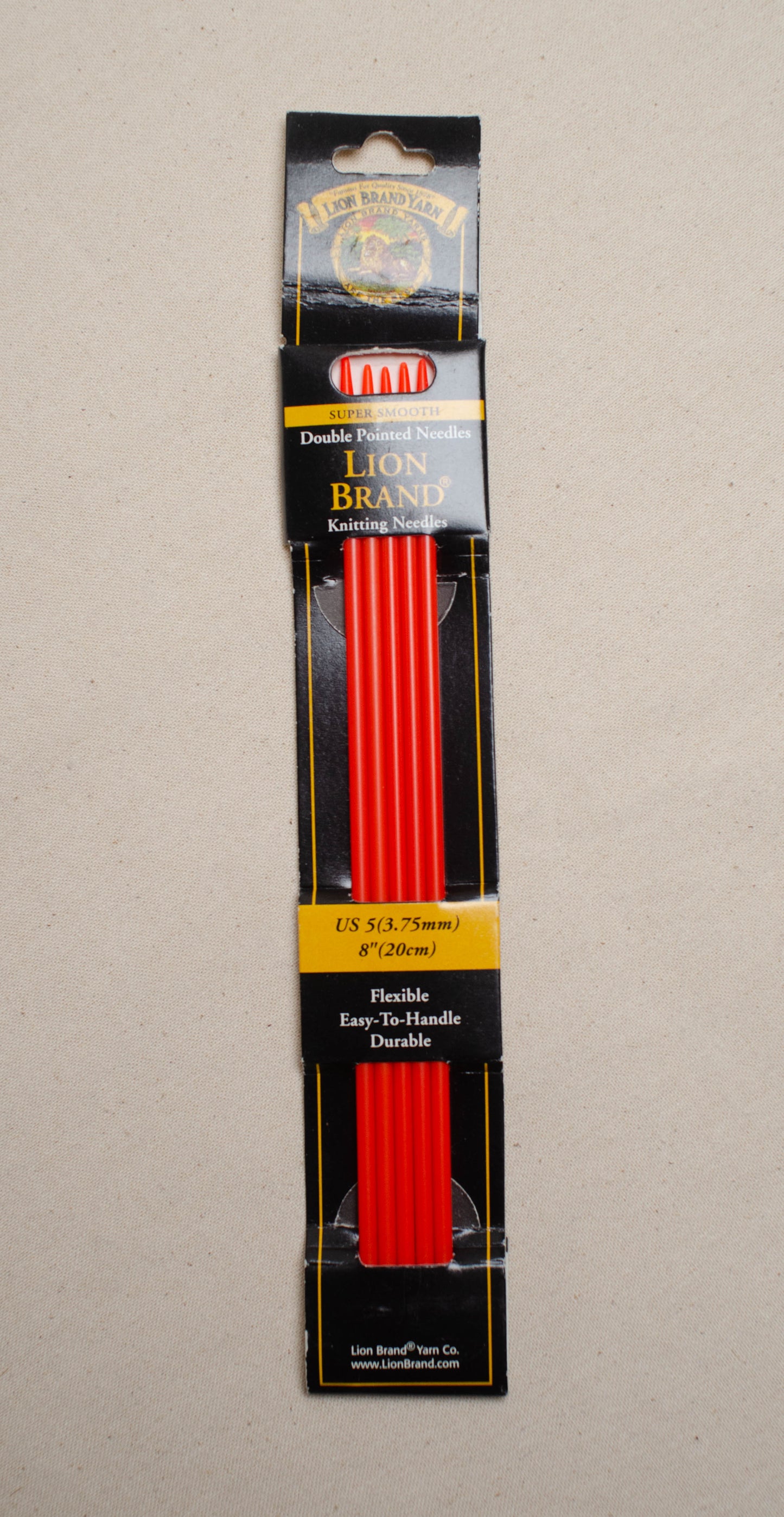 Lion Brand 20cm Double Point Knitting Needles - 20cm X 3.75mm