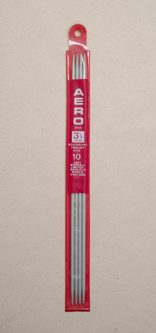 Aero 22cm Double Point Knitting Needles - 22cm X 3.25mm
