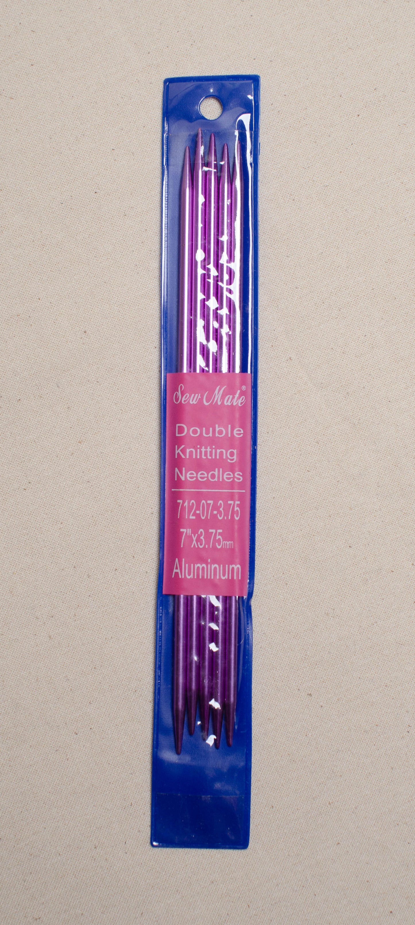 Sew Mate 17.78cm/7" Double Point Knitting Needles - 17.78cm/7" X 3.75mm