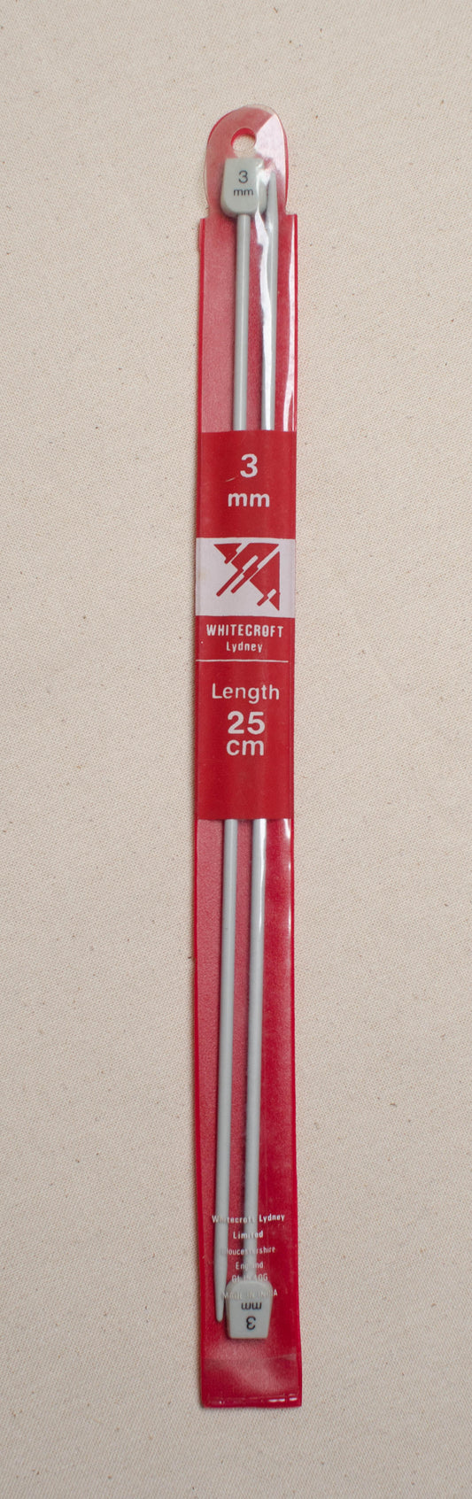 Whitecroft 30cm Knitting Needles - 25cm X 3mm