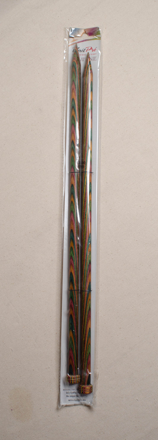 Knit Pro 40 cm x 12 mm Symfonie Single Pointed Needles, Multi-Color