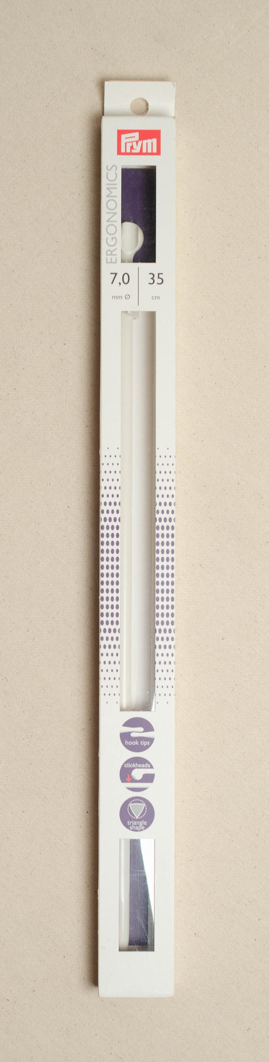 Prym Ergonomics 35cm Knitting Needles - 35cm X 7.0mm
