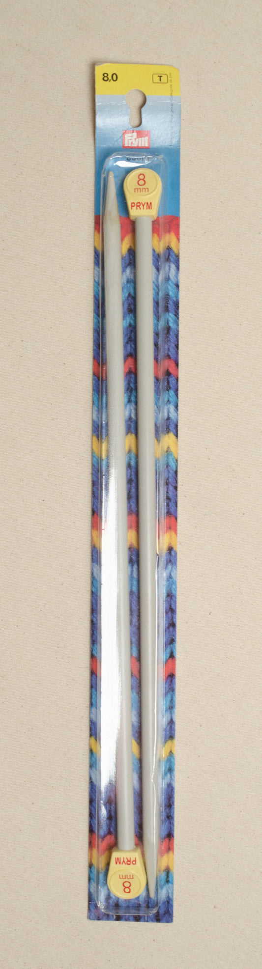 Prym 35cm Knitting Needles - 35cm X 8.0mm